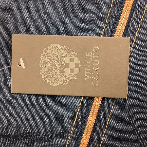 Vince Camuto blue Denim Jacket Toddler Girl T 3. Copper hardware. Cropped - Picture 5 of 7